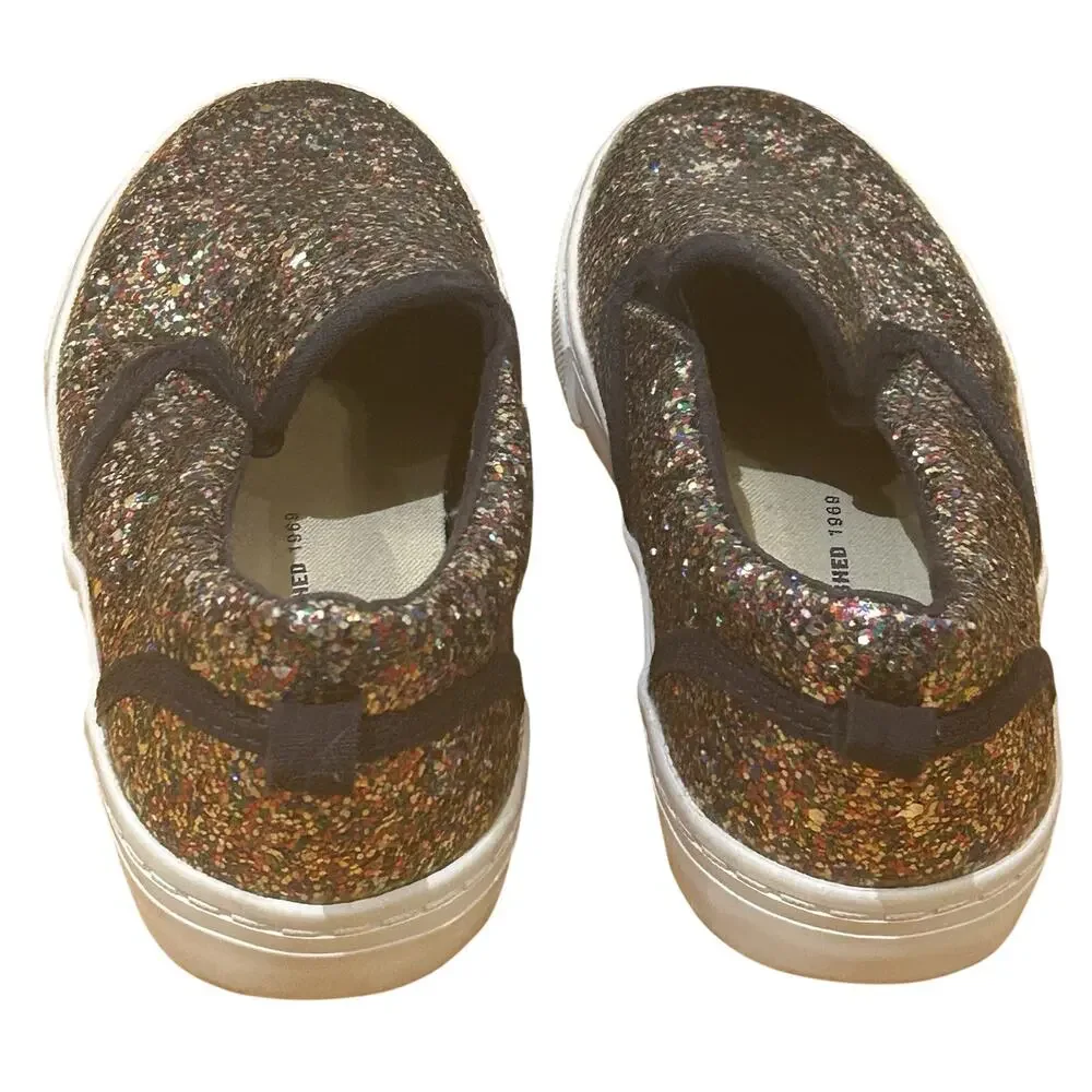 Gap Kids Glitter Slide Sneakers size 13